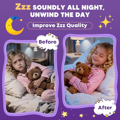 Image of Sugar Free Magnesium Glycinate Gummies for Kids & Adults - Zzz Support, Relaxation & Cognition Support, 200 /400mg Magnesium Gummies with L-Theanine, GABA, Calcium, B6, D3, C & K2, Grape Flavor, 60 Ct