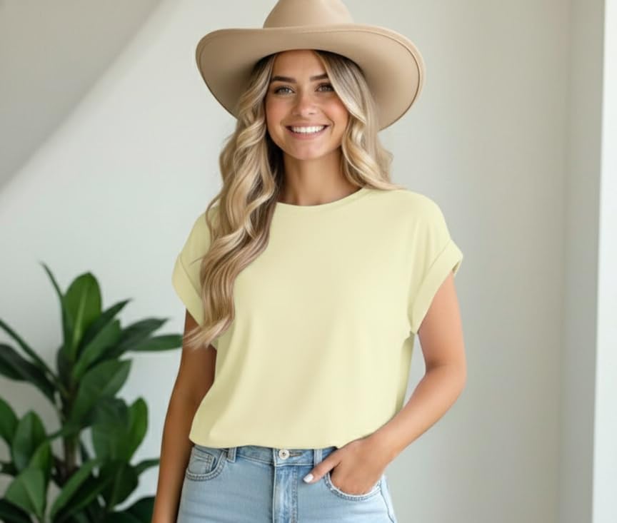 Image of Pivl Women's Stylish Half Sleeves T-Shirt for Summer || T-Shirts for Women || Tops for Women || Summer Wear