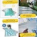 Roof Panels 1/3/5/8/10/13 Pcs,Impact Resistance Roofing Sheet,0.08in Thick Roofing Panels Window and Door Awning Covers FRP Daylighting Plate,Easy to Bend & Cut,With Screw (35x24in,1 Pcs)