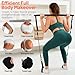 Pilates Bar Kit with Resistance Bands, 3-Section Multifunctional Yoga Pilates Bar with Metal Adjustment Buckle.Portable Pilates Equipment for Women & Men Full-Body Workouts at Home Gym