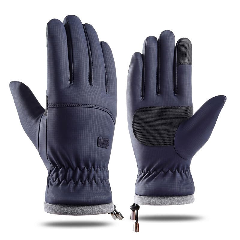 Image of Utaly Women and MenWinter Waterproof-Ski Snow Warm-Gloves - Waterproof Gloves for Cold Weather for Running Driving Cycling