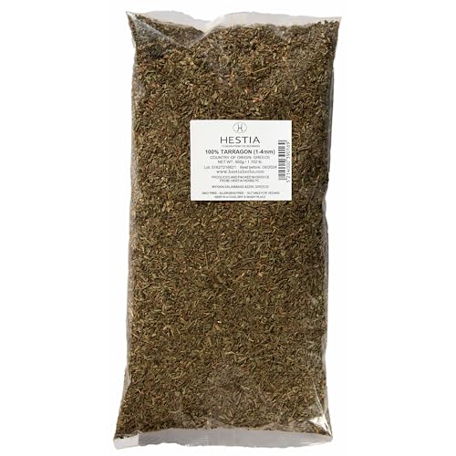 Hestia Herbs Estragon grec séché 500 g, sans allergènes - Végétalien - Sans OGM