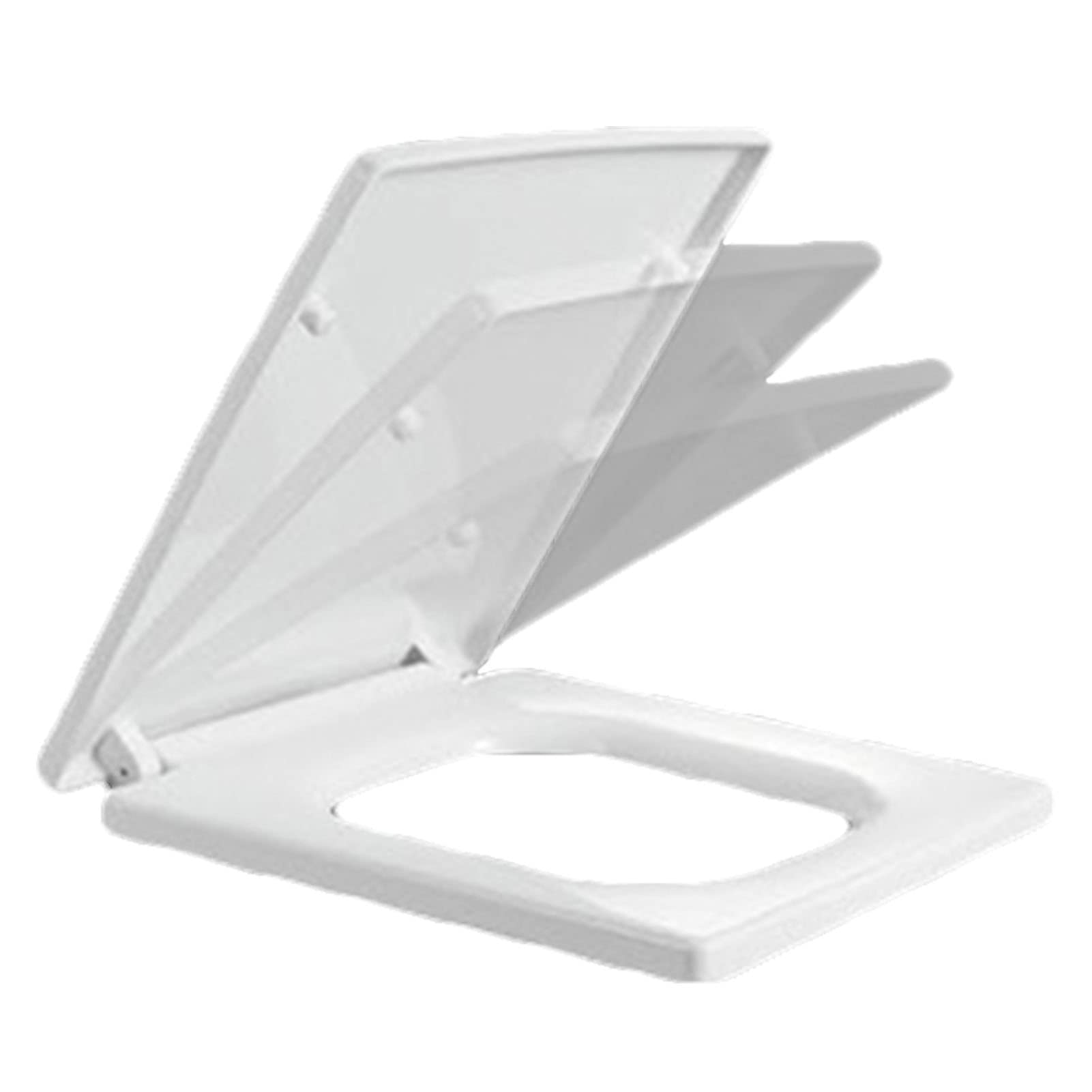 Extended, Click Close Release not Durable pp Plastic White Install Easily, Adjustable, Lightweight, Portable, User-Friendly, Compact, Elongated, Slow, Toilet, seat, one, Quick