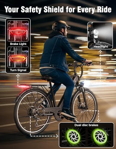Jasion Roamer/ST/YC1 Electric Bike for Adults, 26″ Commuter