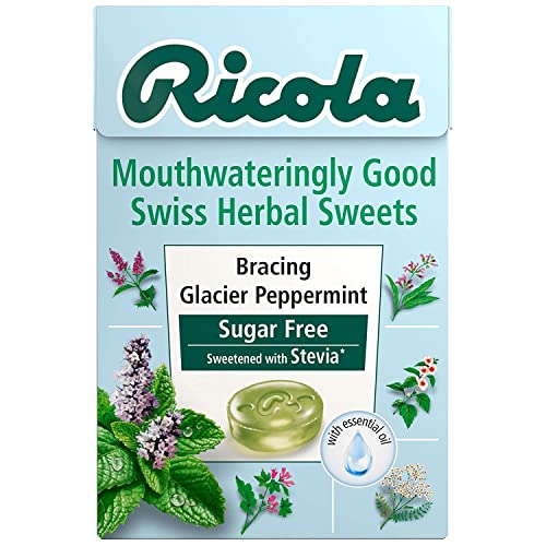 Image of Ricola Bracing Glacier Peppermint Pack of 2 Pouch, 2 X 45 G, 90 Gm