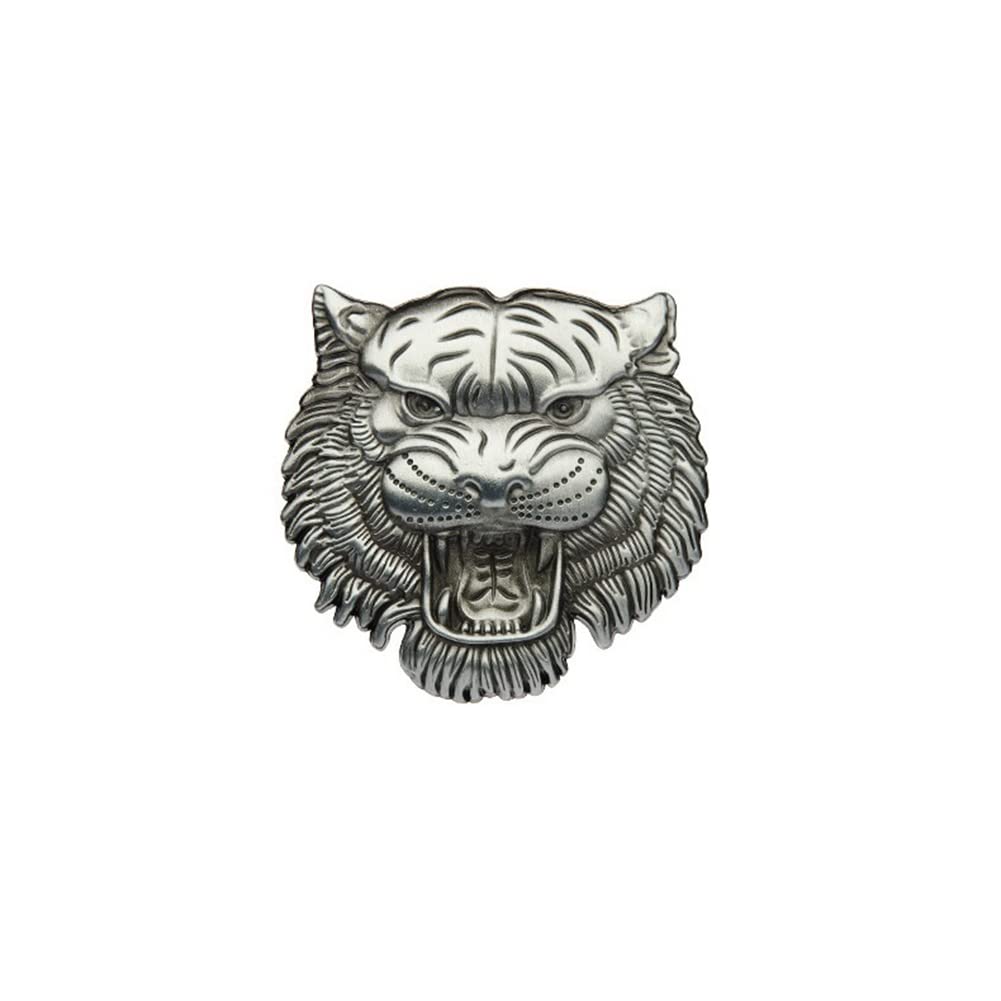 Adesivo Metallo 3D Testa Di Tigre – Emblema Auto, Moto, Camion – Antigraffio, Autoadesivo – Colore Rosso