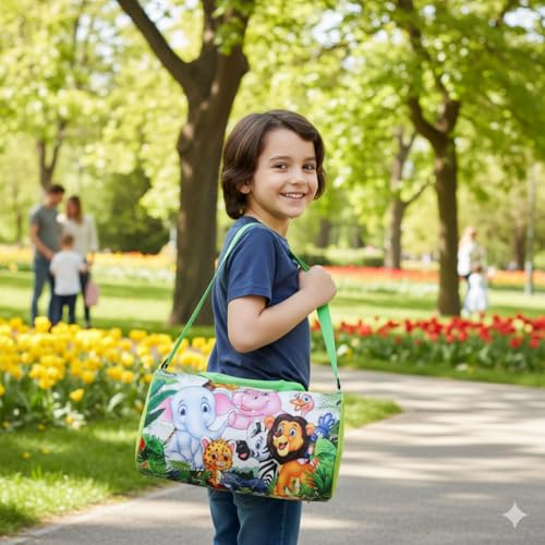 Image of Stylbase Kids Duffle Travel Bag | Durable Lightweight Polyester Sports & Gym Kids Luggage Carry Bag for Boys & Girls | Travelling Bag for Swimming, Dance, School & Weekend Trips