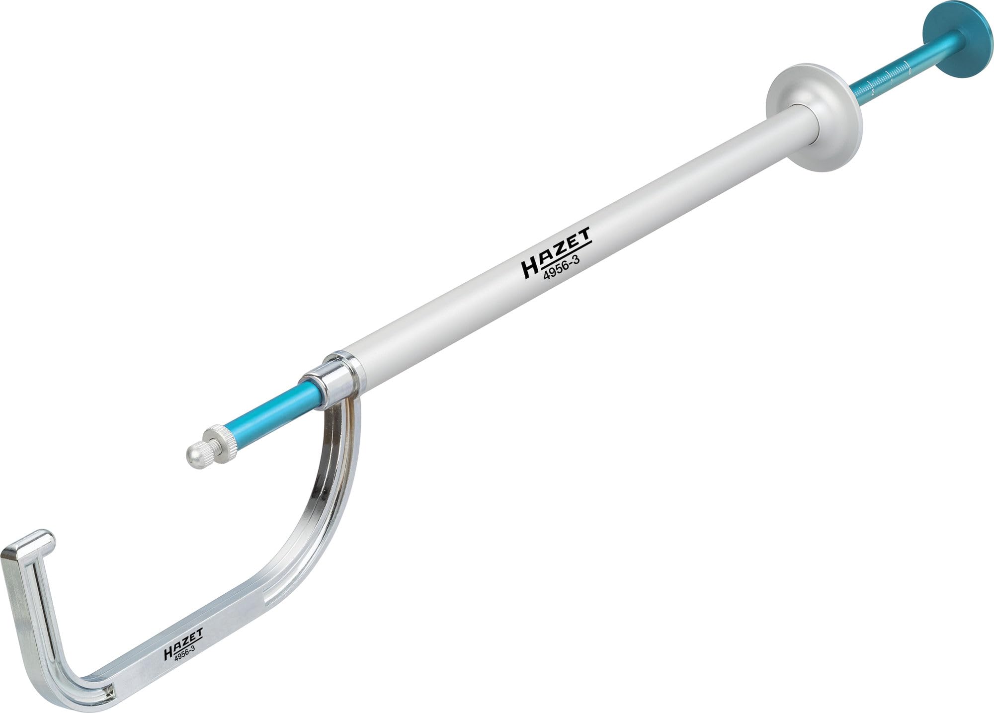 HAZET Calibro per pinze dei dischi freno spessimetro 4956-3 I Campo di misura 0 60 mm I Per misurare senza smontare le ruote