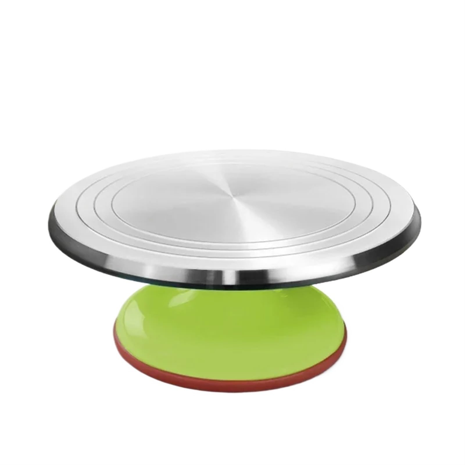 Plato giratorio para tartas Base giratoria de aleación aluminio for decoración pasteles, pan, panadería, crema, herramientas for hornear 8, 10 y 12 pulgadas(12inch-04)
