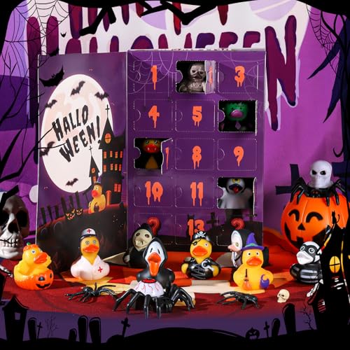 Halloween Advent Calendar 2026, Horror Rubber Ducks with 2 Hidden Figures - image 8