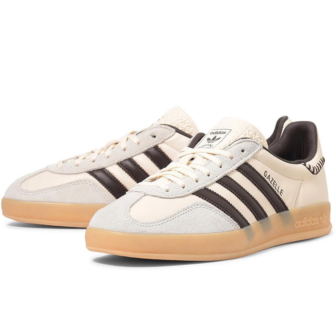 [アディダス] ガゼルインドア [GAZELLE INDOOR] クリーム/グレー/ブラウン JQ1748 51JjiP0zmxL.jpg