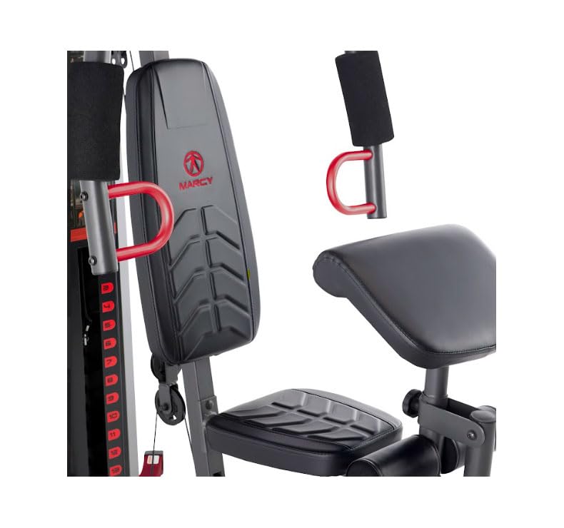 Marcy MWM-988 Multifunktions-Stahl-Heim-Fitnessstudio, 68 kg Gewichtsstapelmaschine