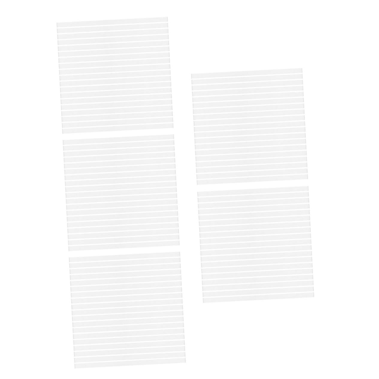 DOITOOL 5 Series Tira Adhesiva Termofusible Tiras De Pegamento Termofusible Pegamento Para Encuadernación Tira De Unión De Pegamento Cintas Prácticas Resina Transparente 20 Piezas X 5