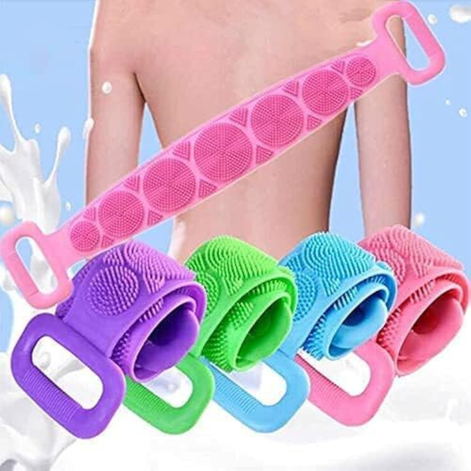 Bath Sponge, Soft Exfoliating Body Scrubber