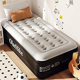 OlarHike Luftbett 1 Person, Luftmatratze Selbstaufblasend mit Integrierter Pumpe, Selbstaufblasbare Gästebett, Gästematratze, Aufblasbare Matratze für Camping oder Heimgebrauch - 200 x 90 x 50 cm