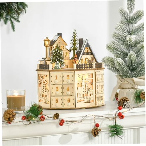 Décorations de Noël féeriques avec le calendrier de l'Avent LED