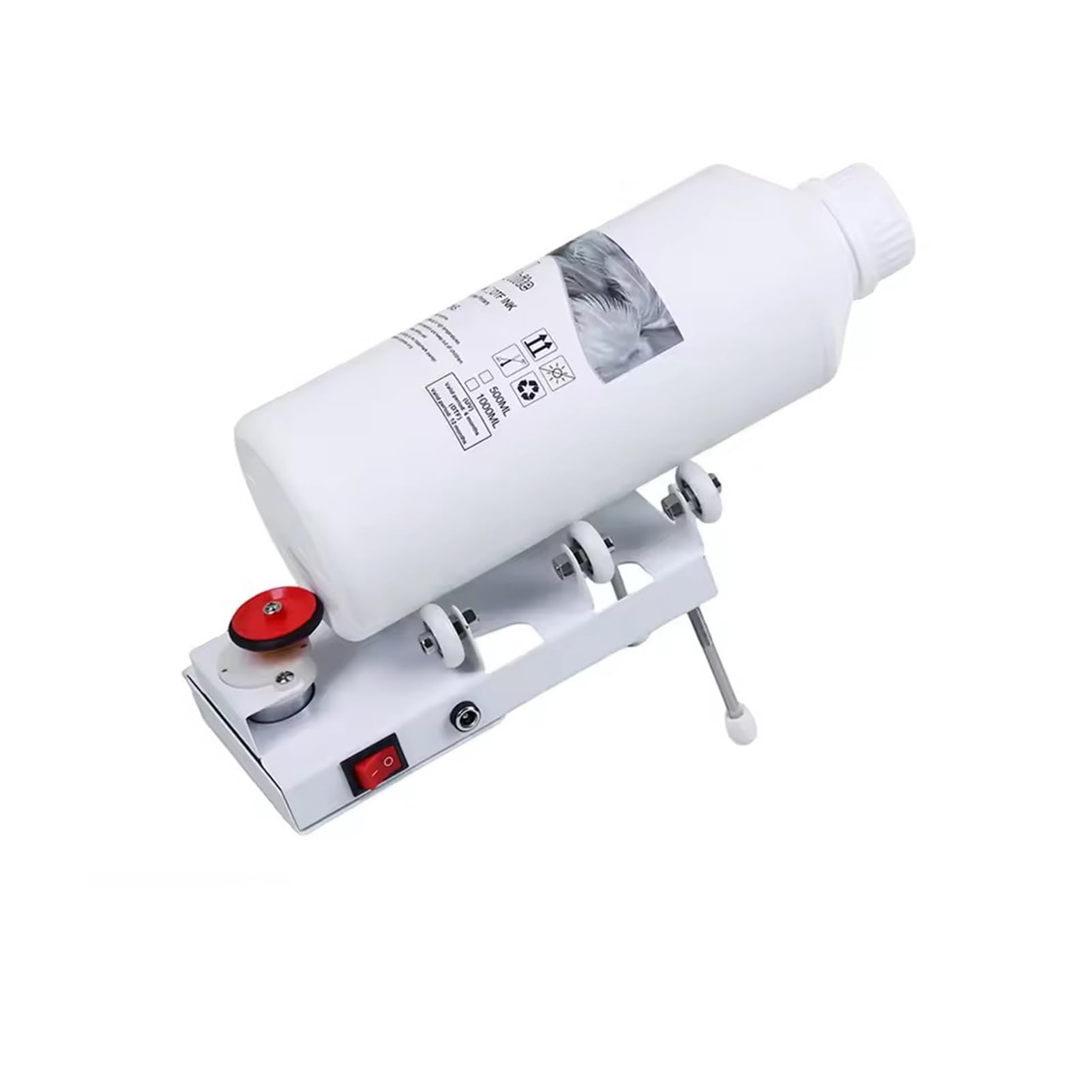 Suzlazyr One Color Dtf White Ink Roller Shaking Machine Prevent Ink Settling Auto White Ink Rotary Shaker For All White Ink Uv Printer Dtf Printer