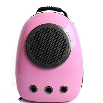 ELECTROPRIME Breathable Pet Carrier Bag Camping Travel Backpack for Puppy Dog Cat Pink