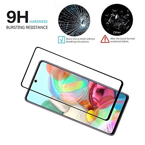 Image of Screen Protector for Samsung S10 Lite /Note 10 Lite (Black) Tempered Glass Edge-to-Edge 6D Screen Guard With Installation Kit