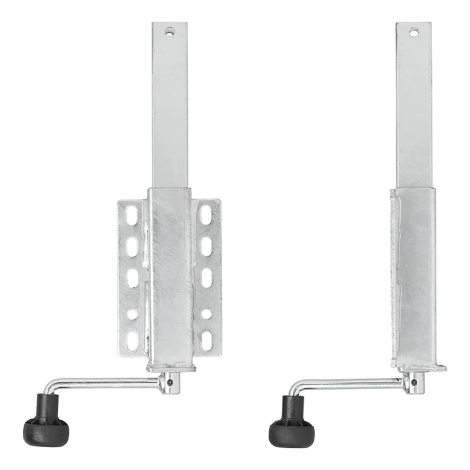 2 STK Bootsstütze Bootstrailer 40 x 40 mm höhenverstellbar mit 200 kg | Einstellbar und ausdrehbar als Spindelstütze oder Hubstütze für Bootstrailer, Preiswert&Gut