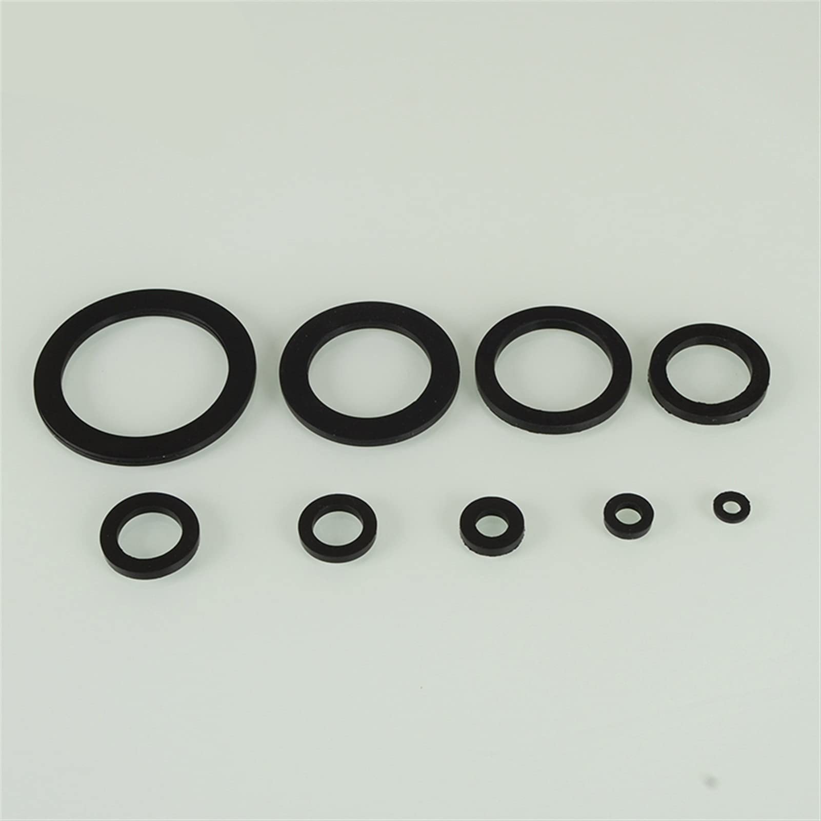 Leloo Lcuihong-Rondelle Ad Anello Guarnizioni Piatte In Gomma Nitrile 50 PCS, NBR Oil Proof O Ring Gommmet Rubinetto Rubinetto Ugello Idraulico Ugello Sigillatura, Resistente All'Usura - Foto 7