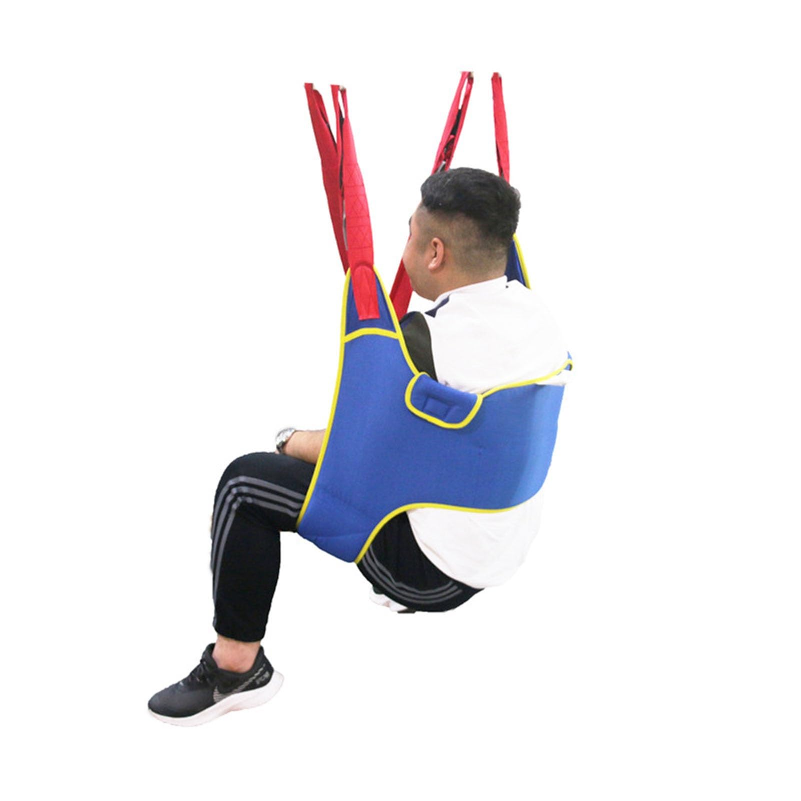Cinturón de transferencia de tobogán de escalera con arnés de elevación de cuerpo completo for pacientes, for la transferencia de pacientes y el uso del baño con la ayuda de un elevador de pacientes(D