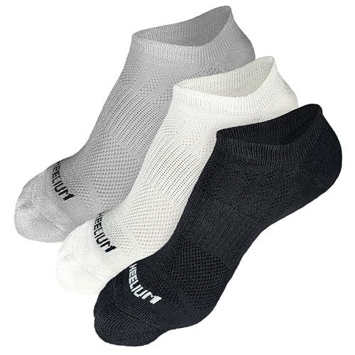Image of HEELIUM Bamboo Ankle Socks for Men & Women | Ultra-Soft, Odour-Free, Thin & Breathable | 3X Softer than Cotton | Sizes - M (UK 4-8) & L (UK 9-13)