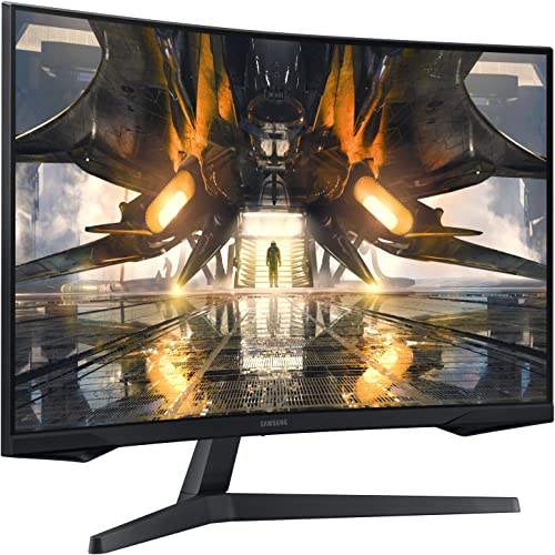 Image of Samsung 32-inch(80cm) Odyssey G5 Gaming, QHD 2K, 165Hz, 1ms, 1000R Curved Monitor, AMD FreeSync Premium, HDR10 (LS32AG550EWXXL, Black)
