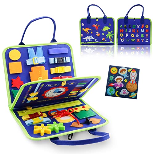 Morofme Busy Board Montessori Spielzeug für 1 2 3 4-Jährige, Baby Sensorik...