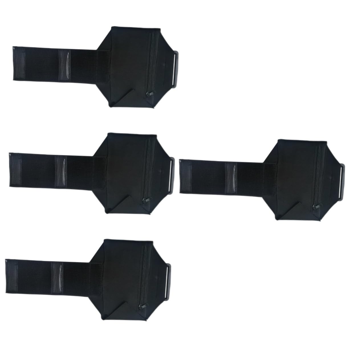 Uonlytech 4piezas Bolsillo Multifuncional para Teléfono Brazo y Soporte Deportivo para Correr y Actividades Al Aire Compatible Smartphones hasta Ligera y Lavable