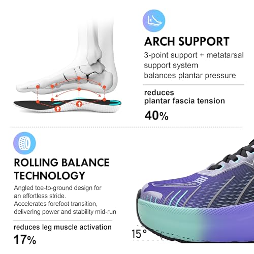 Image of JACKSHIBO Wide Toe Box Shoes Men Arch Support Slip On Zero Drop Sneakers | Slip in, Orthopedic Plantar Fasciitis, Running Walking Athletic, Tennis Workout Gym, Hands Free, Width, Thick Cushion Sole