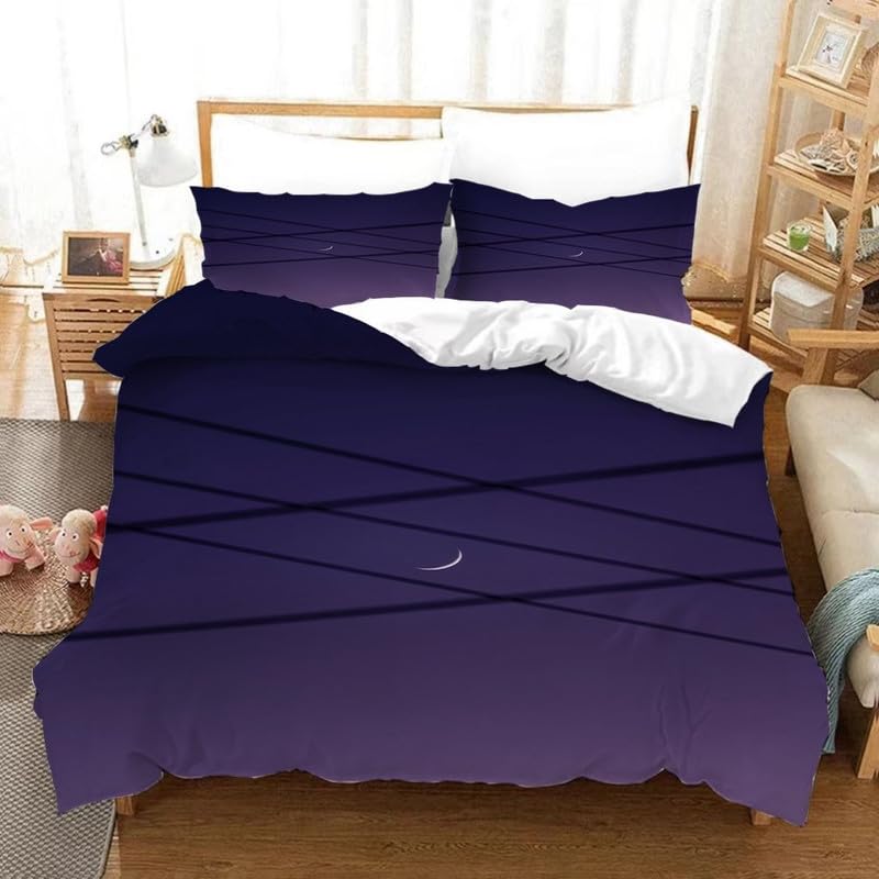 Housse de couette 140x200 microfibre douce 110g contre literie rèche
