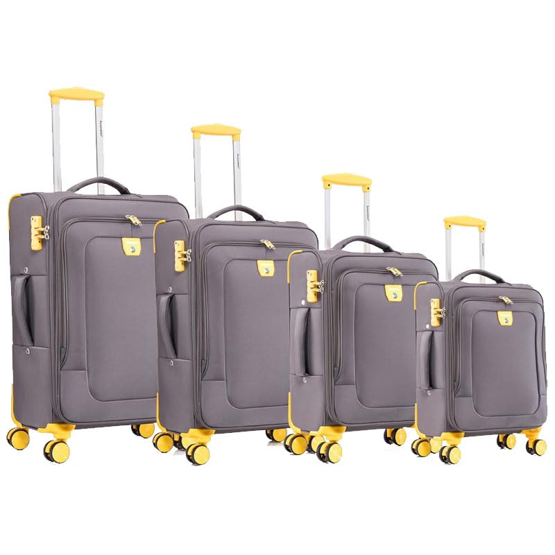 Luggage Sets 4 Piece Softside, large space size suitable for school and business travel,luggage sets(20/24/28/32 inch)