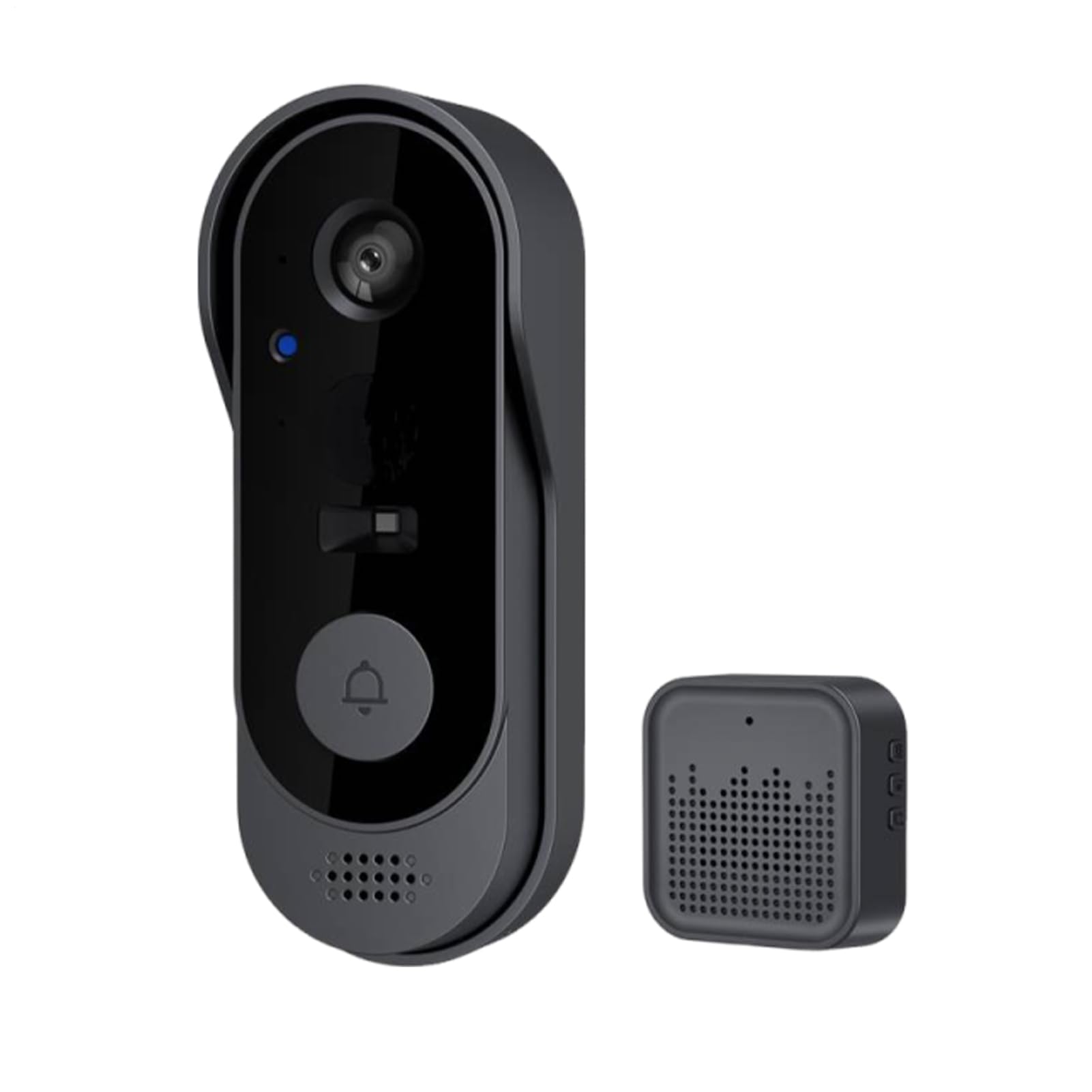 Videocitofono Wireless Rilevamento Movimento Audio Bidirezionale | Campanello Video Wireless Avvisi Visitatori Notturni Per Sicurezza Domotica Porta D'Ingresso Intern