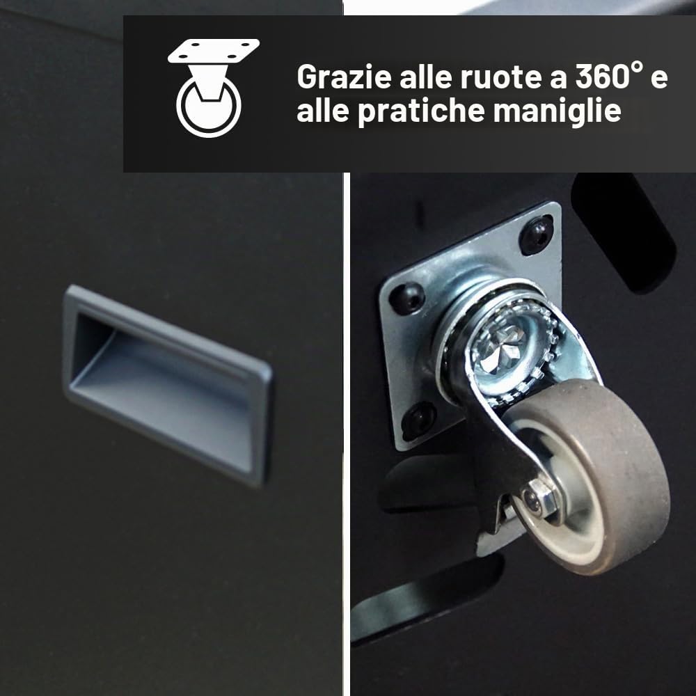 KRATKI Stufa da terrazza a gas PATIO LIGHT 144,4 x 37 x 37 cm bianco camino | PATIO LIGHT bianco, riscaldatore da esterno a gas, fornello a gas propano butano per esterno, braserro portatile con ruote