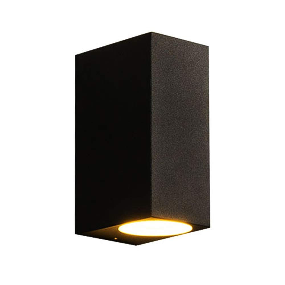 Nowoczesna lampa ścienna LED do użytku na zewnątrz, 6 W, aluminiowa, wodoodporna IP65, oświetlenie wewnętrzne, oświetlenie do przedpokoju, drzwi, ciepła biel, 3000 K