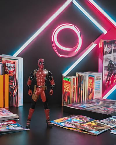 Image of Gifts- Anime Deadpool Action Figure Toys for Car Dashboard, Study Table, Office Desk Decoration - Gift for Fans and Collectors| Deadpool, 25 CM