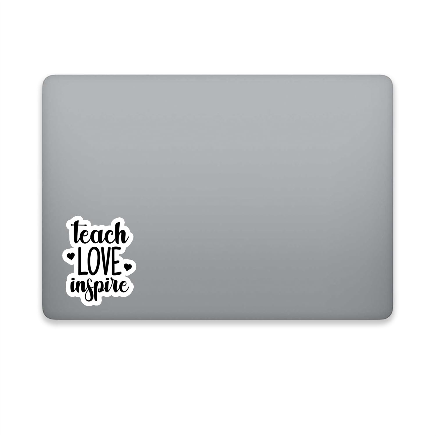 Teach Love Inspire Inspirational Quote Sticker - 2 Pack Clear Vinyl Decals For Laptop, Phone, Water Bottle - View #7