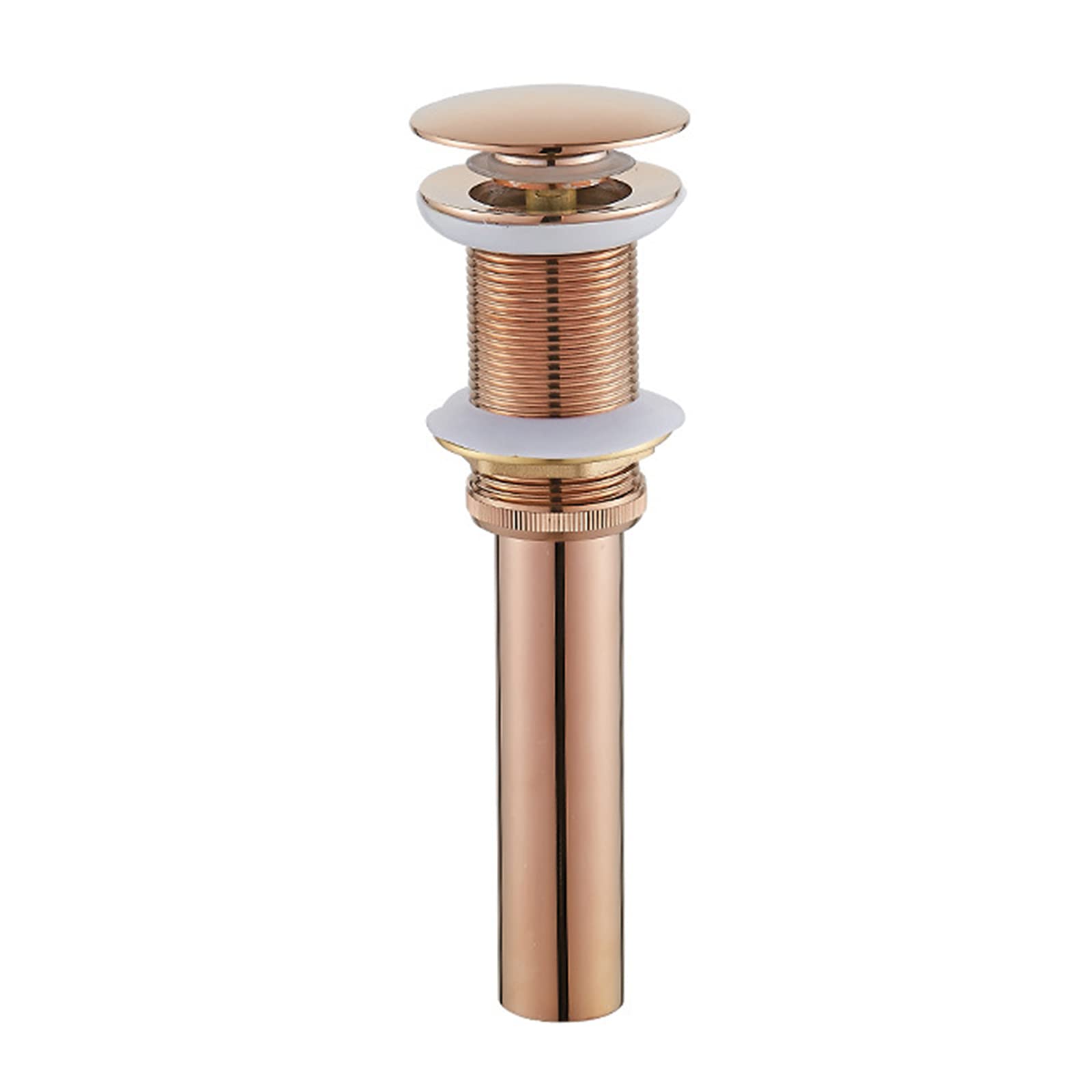 VáLvula DesagüE Lavabo,Tapon Lavabo Click Clack Universal,DesagüE Lavabo,Valvula Desague Lavabo Para BañO,latón,Desague Lavabo,Valvula Lavabo Universal,Oro Rosa B