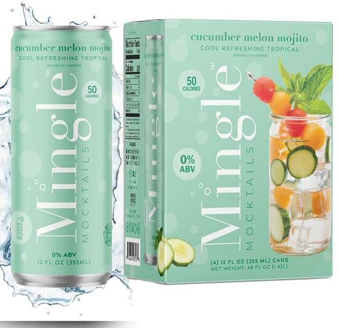 Amazon.com : Mingle Mocktails Variety Pack, Premium Non-Alcoholic ...
