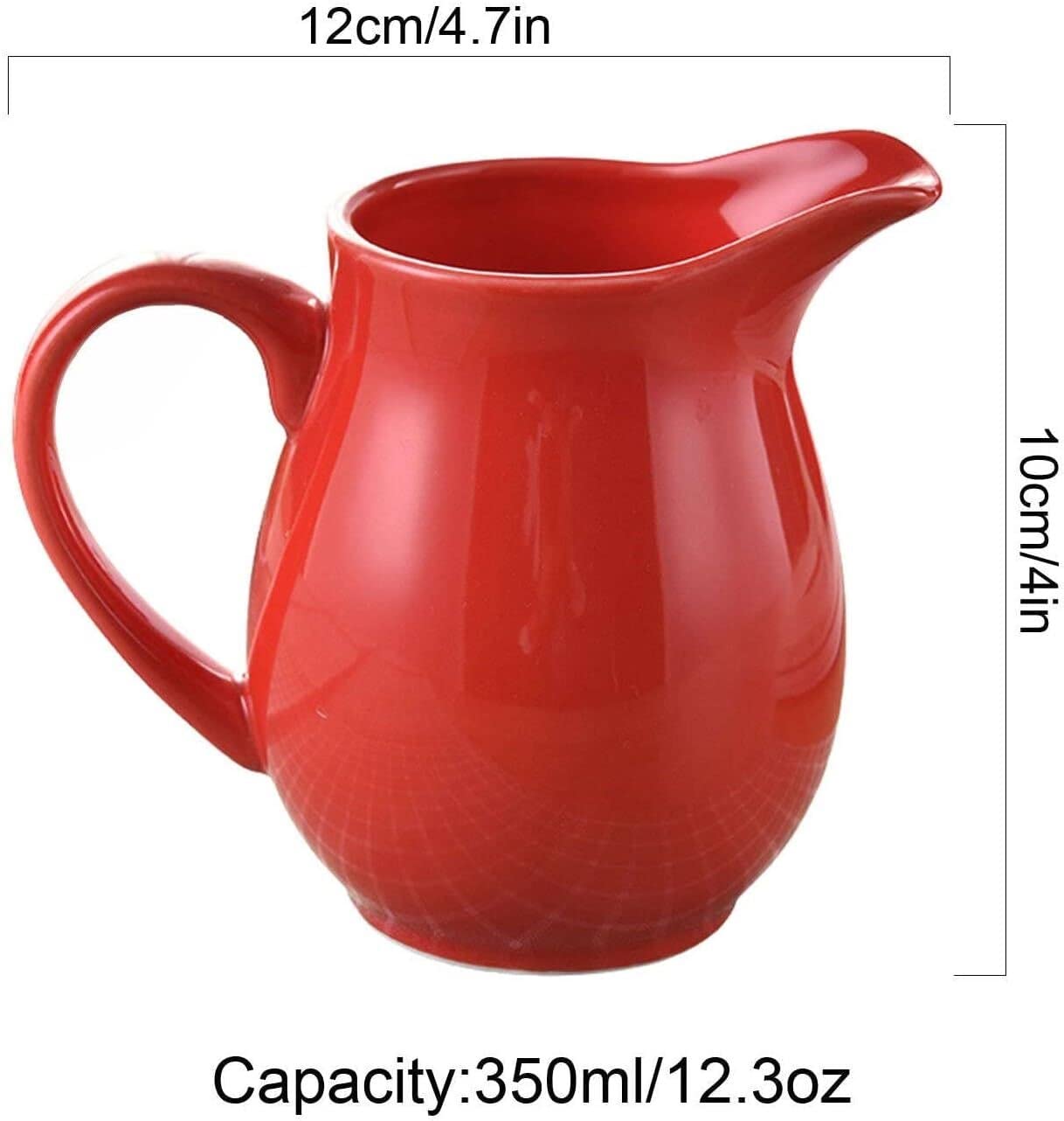 Zuccheriera, zuccheriera con coperchio e lattiera, lattiera, set e pentola (rosso, 0 litri)