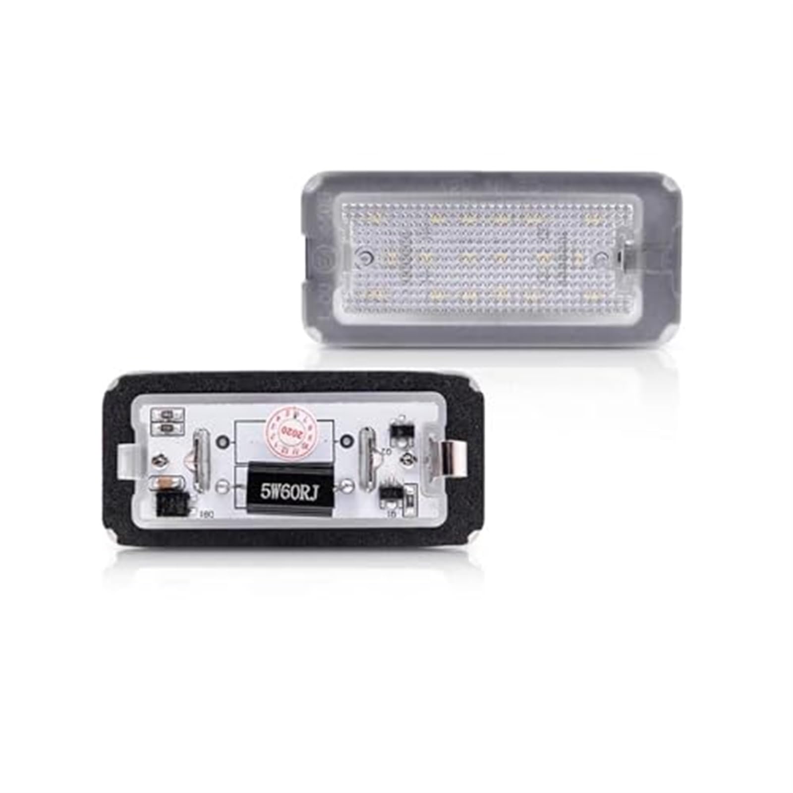 2 pezzi bianco luce targa luce targa, for Fiat, 500 Abarth 500 2007 2008 2009 2010 2011 2012 2013 2014 2015 2016 Luce targa