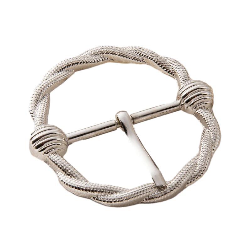 ONURTH 1/2/20 piezas tamaño interior 40mm Metal dorado gabardina cinturón hebilla Retro diseño de serpiente Metal hebilla de cintura ajustable con Pin