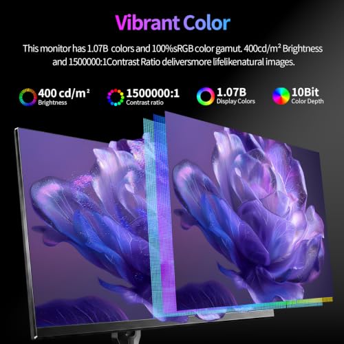 Image of 27 Inch QD-OLED Gaming Monitor, 2K QHD(2560x1440), 240Hz, 0.03ms, G-Sync&FreeSync Compatible, HDR400 Support, HDMl 2.1&DP 1.4, VESA Mountable (G Pro 240Q)