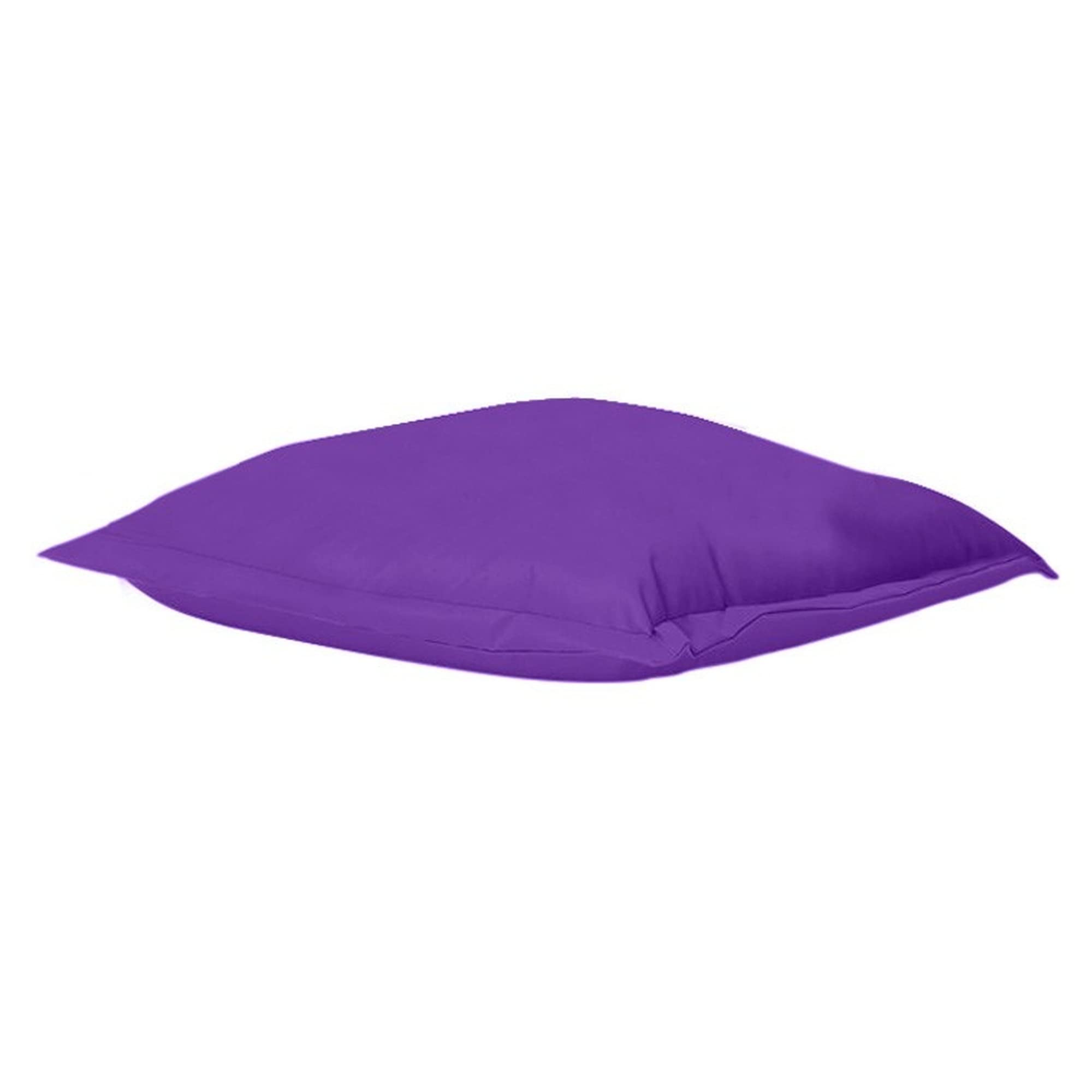 Well Home Mobiliario & Decoración Dunkelviolett Pouf Kissen, 70 X 70 Cm, Violett