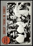 1970 Topps #202 1969 AL Playoff - Summary - Orioles Celebrate Frank Robinson/Paul Blair/Andy Etchebarren/Davey Johnson Orioles/Twins (Baseball Card) EX Orioles/Twins