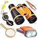 Kids Binoculars Toy Set, Outdoor Exploration Set, Best for 3 4 5 6-12 Year Old Boy and Girl, Kids Adventure Kit, Children Outdoor Educational Kit