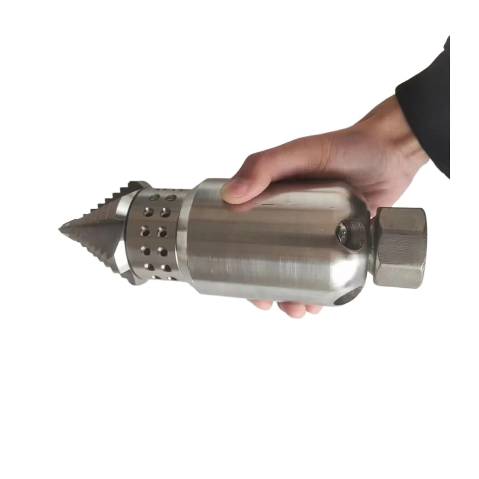 Boquilla rotativa de acero inoxidable de 1 pulgada para desazolve profesional
