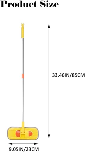 Miniatura 6 de Mini trapeador pequeño para niños limpieza juego de simulación juguete de limpieza regalo para niños niñas (amarillo)