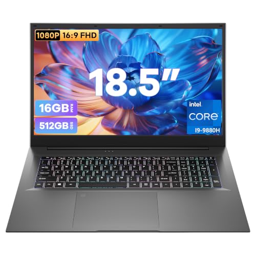 Image of 18.5 Inch Laptops, Core i9 CPU (Up to 4.8 GHz), 16GB RAM, 512GB SSD, WiFi-6